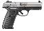 SR40 .40 Smith & Wesson 4.14 Inch Barrel Brushed Stainless Steel