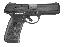 SR45 .45ACP 4.5 Inch Barrel Black Nitride Finish Adjustable Sigh