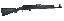 Saiga .223 Remington 16.3 Inch Barrel Side Rail Black Plastic St