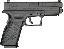 XD Pistol .357 SIG 4 Inch Barrel Dovetail Sights Ultra Safety As
