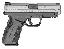 XD Mod.2 9mm 4 Inch Barrel Melonite Bi-Tone Two Stainless Steel