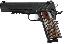 1911 Full Size With Accessory Rail .45 ACP 5 Inch Barrel Night S