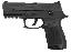 P250 Compact .45 ACP 3.9 Inch Barrel Siglite Night Sights Black