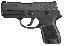 P250 Subcompact .45 ACP 3.6 Inch Barrel Contrast Sights Black Ni