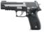 P226 Equinox .40 S&W 4.4 Inch Barrel Two-Tone Finish TruGlo Fibe