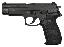 P226 9mm 4.4 Inch Barrel Siglite Night Sights Black Nitron Finis