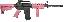 Intrafuse AR-15 Stock Set Pink