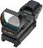 Open Red-Dot Sight Red/Green Illuminated Multi-Reticle Matte Bla