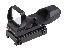 Dual Color Open Red Dot Sight Reg/Green Illuminated 5-MOA Reticl