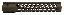BattleRail Revolution Rail 11 Inches Flat Dark Earth