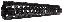 BattleRail Revolution Rail 13 Inches Black Carbon Fiber