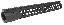BattleRail Revolution Rail 15 Inches Matte Black