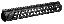 BattleRail Alpha 308 for Armalite AR-10 13 Inch Black
