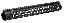 BattleRail Alpha 308 for Armalite AR-10 15 Inch Black