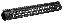 BattleRail Alpha 308 for DPMS LR-308 High Profile 15 Inch Black