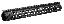 BattleRail Alpha 308 for DPMS LR-308 Low Profile 15 Inch Black