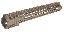 BattleRail SDMR Rail 15 Inches Flat Dark Earth