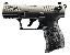 Model P22 .22LR 3.4 Inch Threaded Barrel Nickel Finish Picatinny
