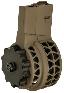 X-25 Skeletonized AR Drum Magazine .308 50 Round Flat Dark Earth