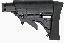 AR-15 Strikeforce Folding Buttstock and Buttpad Matte Black