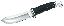 Skinner Fixed Blade Knife 4 Inch Blade and Leather Sheath