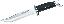 Special Fixed Blade Knife 6 Inch Blade and Leather Sheath
