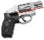 Lasergrip Rubber Wrap-Around S&W J Frame Round Butt Revolver Red