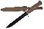 Field Knife 6.5 Inch Blade Olive Drab With Sheath