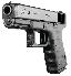 Glock 38 .45 GAP 4.02 Inch Barrel Black Finish Fixed Sights 8 Ro