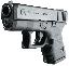Glock 39 .45 GAP 3.47 Inch Barrel Black Finish Fixed Sights 8 Ro