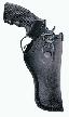 Series 210 GunMate Hip Holster Size 12 Black Right Hand