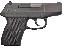 P-11 9mm 3.1 Inch Barrel Parkerized Slide Black Grip/Frame 10 Ro