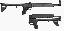 SUB-2000 Glock 17 9mm 16.1 Inch Barrel Blue Finish Black Grip 10