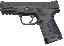 M&P Compact .45 ACP 4 Inch Barrel Ambidextrous Manual Safety Pla