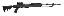 SKS T6 Six-Position Collapsible Stock Spike Bayonet Cut Black