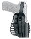 Kydex Thumb Break Paddle Holsters Size 21 Glock 17/22/19/23 Blac