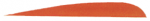 Trueflight Orange 4" LW Feather