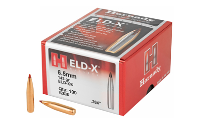 Hrndy Eld-x 6.5mm .264 143 Gr 100ct
