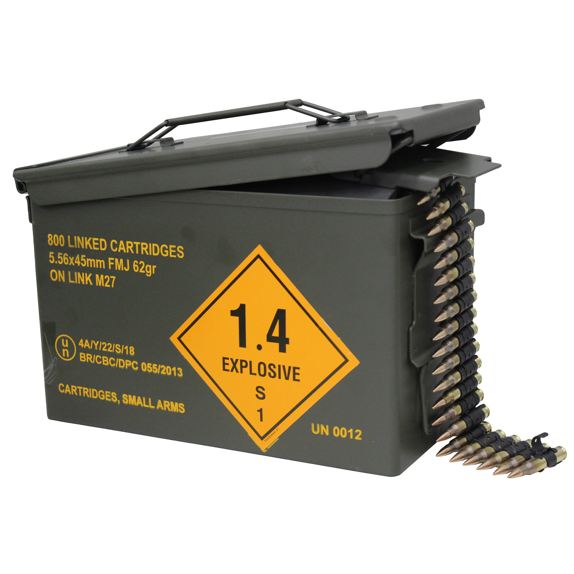 Magtech Cbc 5.56 62gr Linked 800rds